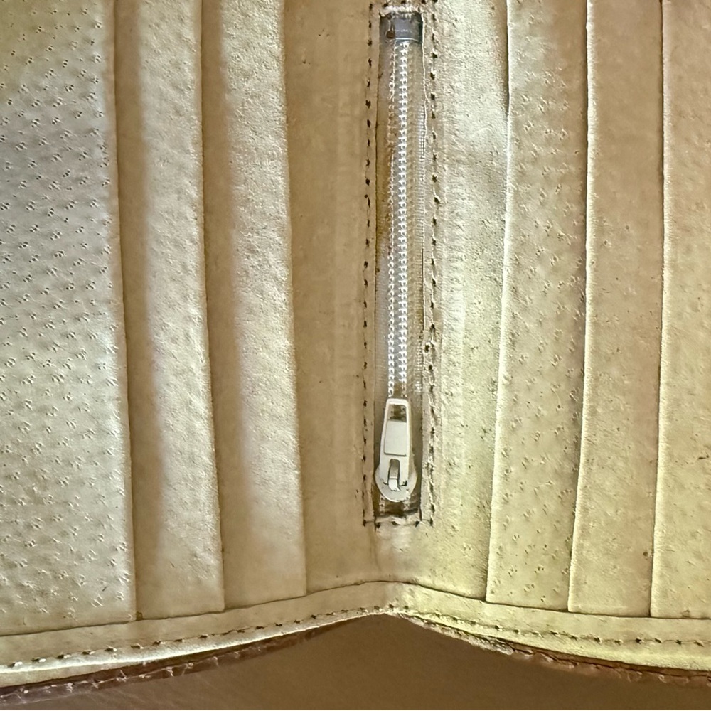 Brown Genuine Crocodile Leather Bifold Wallet - Picture 6 of 6